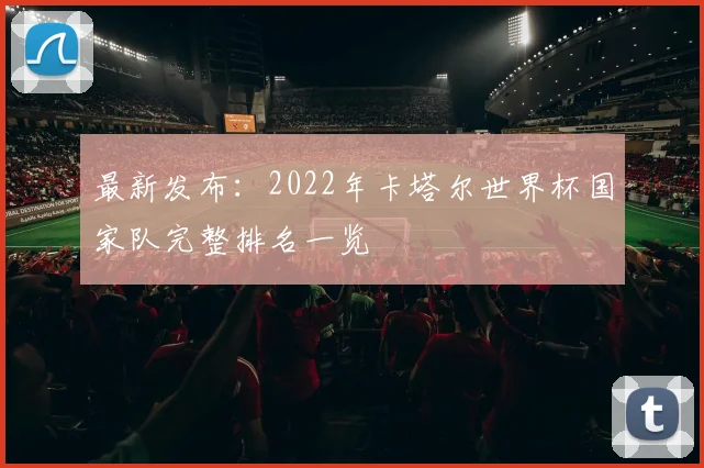 最新发布:2022年卡塔尔世界杯国家队完整排名一览