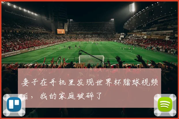 妻子在手机里发现世界杯赌球视频后,我的家庭破碎了